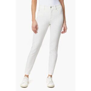 Curve Appeal White Minimalist Stretch Denim Jeggings 10